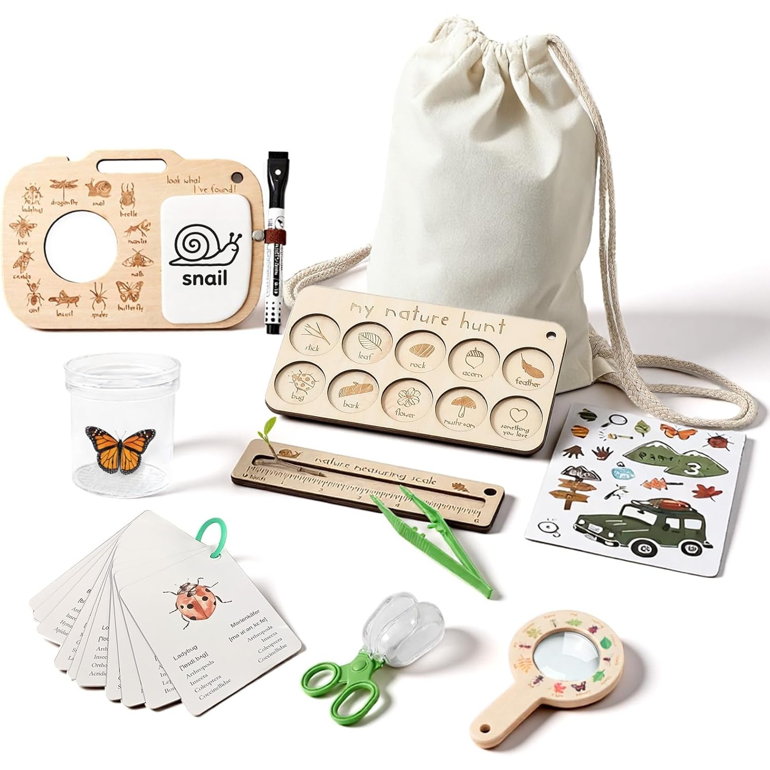 Outdoor Adventure Toys For Kids - Bug Catcher Kit for Kids with