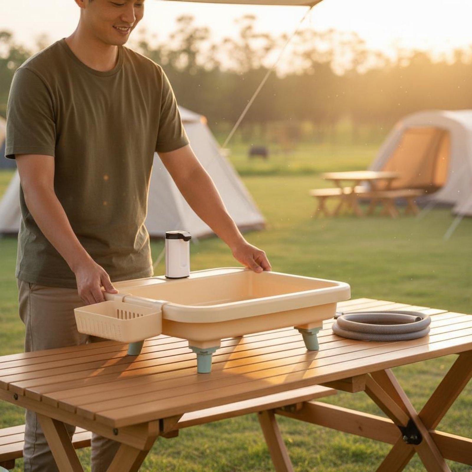Portable Camping Sink with Bui - đánh giá và giá Outdoor Adventurer