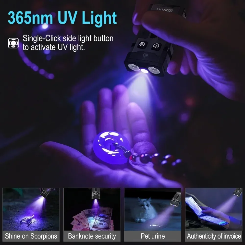 BORUiT EV20 1100LM EDC UV Keyc - đánh giá và giá Outdoor Adventure Camp
