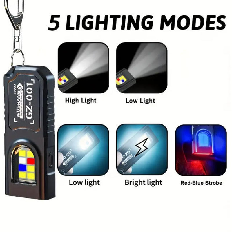 Multifunctional Keychain Flash - đánh giá và giá Outdoor Adventure Camp