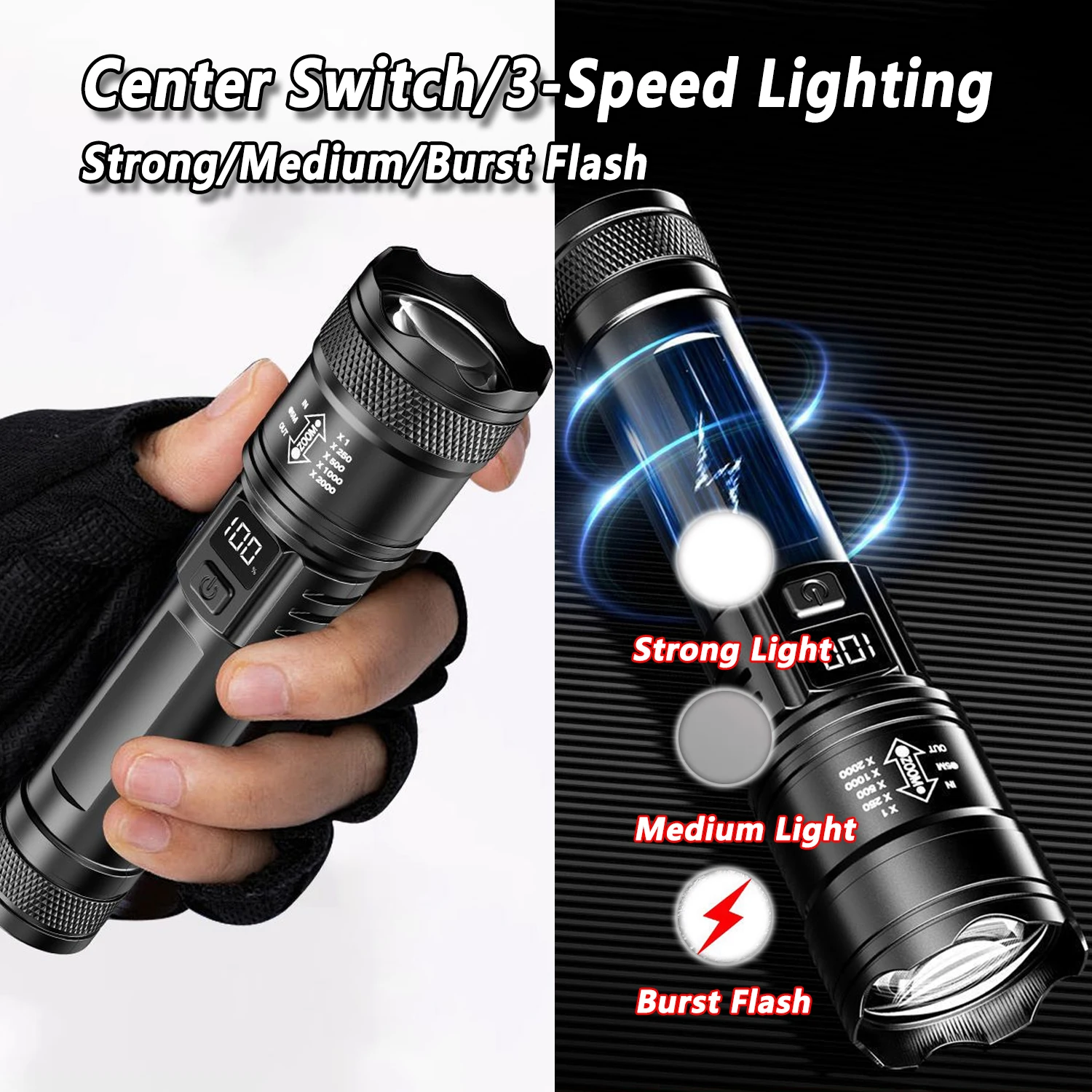 Ultra Bright LED Flashlight 20 - đánh giá và giá Outdoor Adventure Camp