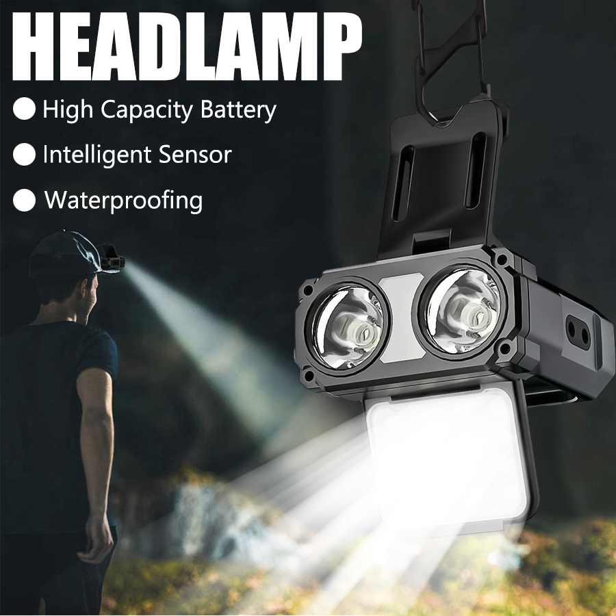 Sensor COB LED Headlamp Cap Cl - đánh giá và giá Outdoor Adventure Camp