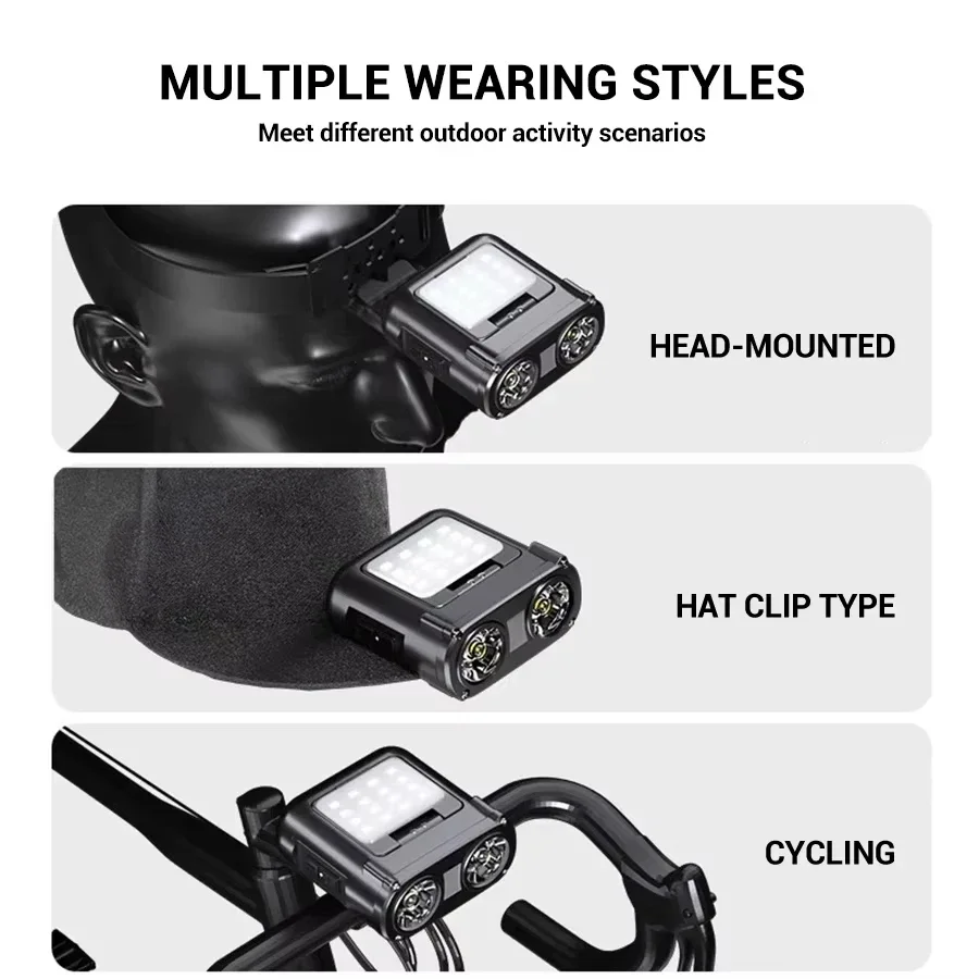 Sensor COB LED Headlamp Cap Cl - đánh giá và giá Outdoor Adventure Camp